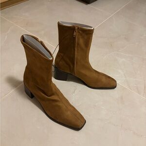 H&M Brown Ankle Boots with zipper 11